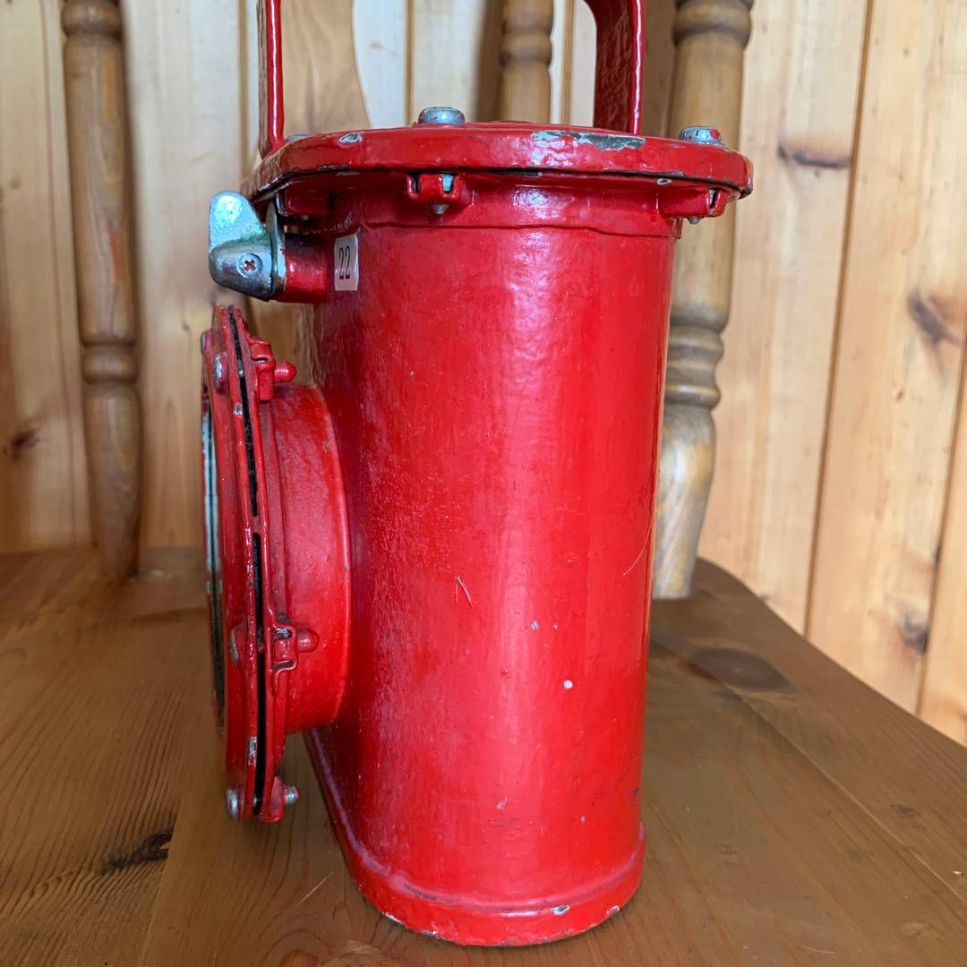 アンティーク 船の乾電池式応急燈