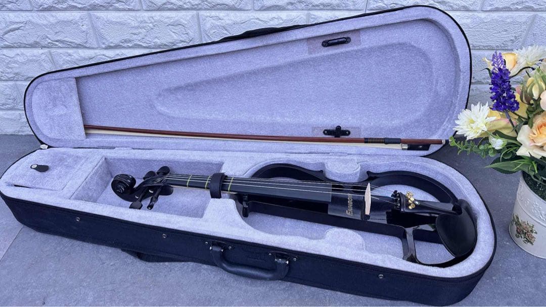 【超得大セール】Ennbom エレキヴァイオリン エボニー サイレントバイオリン