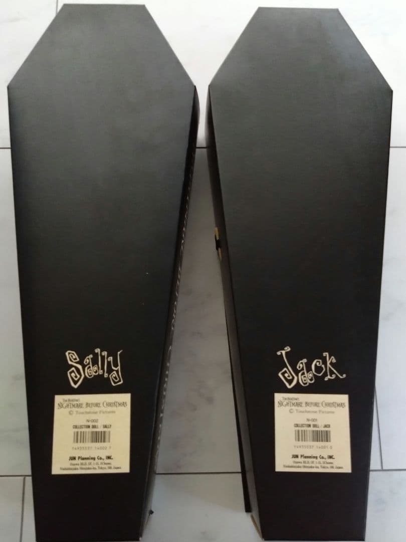 ナイトメア ビフォア クリスマス JACK SALLY 2体セット