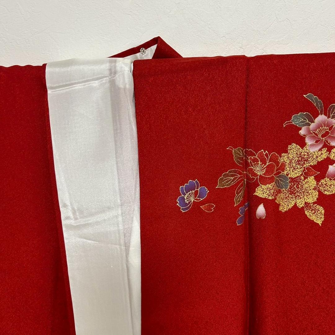 KP1787 振袖 身丈163cm 正絹 着物 成人式