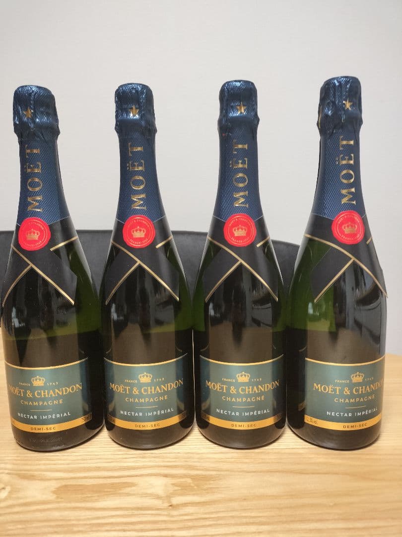 【新品未開封品】モエ エ シャンドン ネクター アンペリアル 750ml×4本