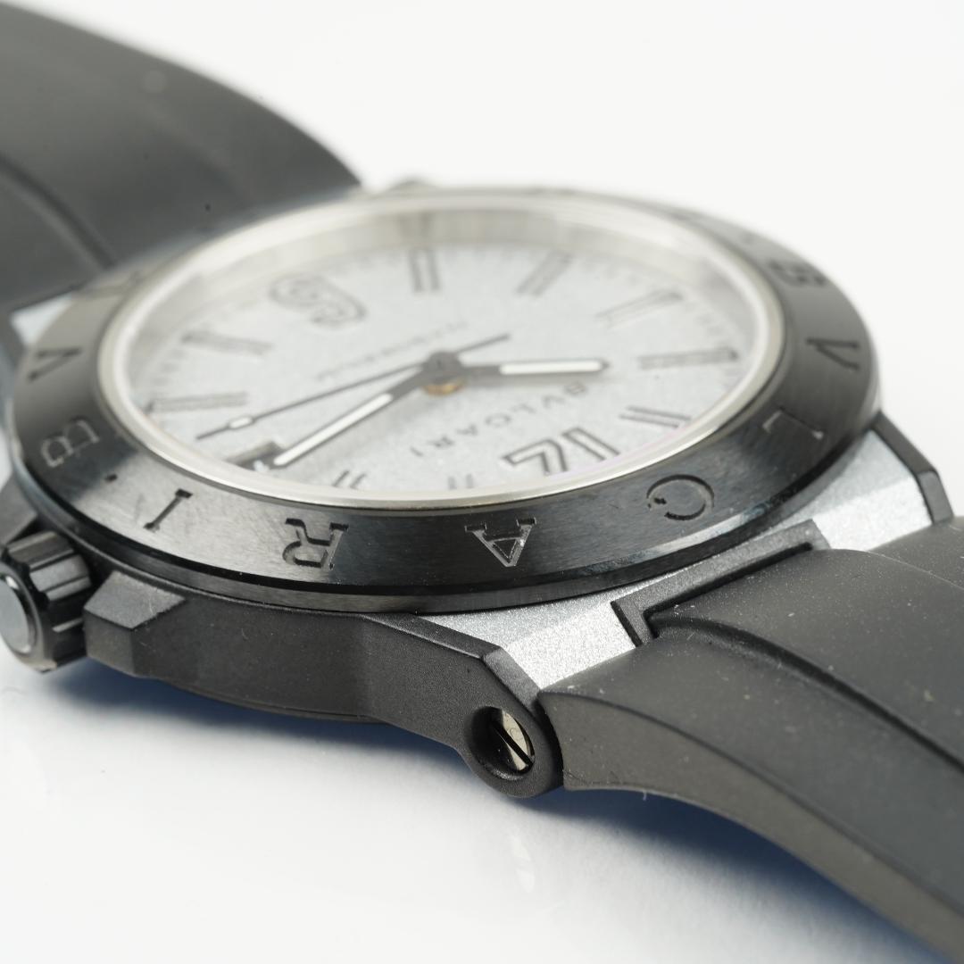 【良品】ブルガリ ディアゴノ マグネシウム DG41SMC 自動巻き メンズ