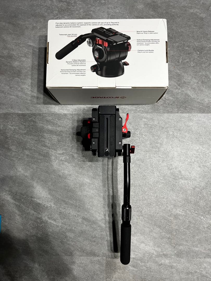 iFootage ビデオ雲台 KOMODO (コモド) K7