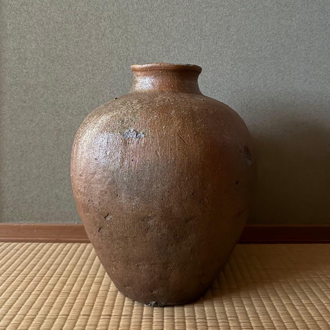 古丹波 壺 室町時代 自然釉 窯印 古備前 古信楽 古常滑 古越前 古美術 骨董