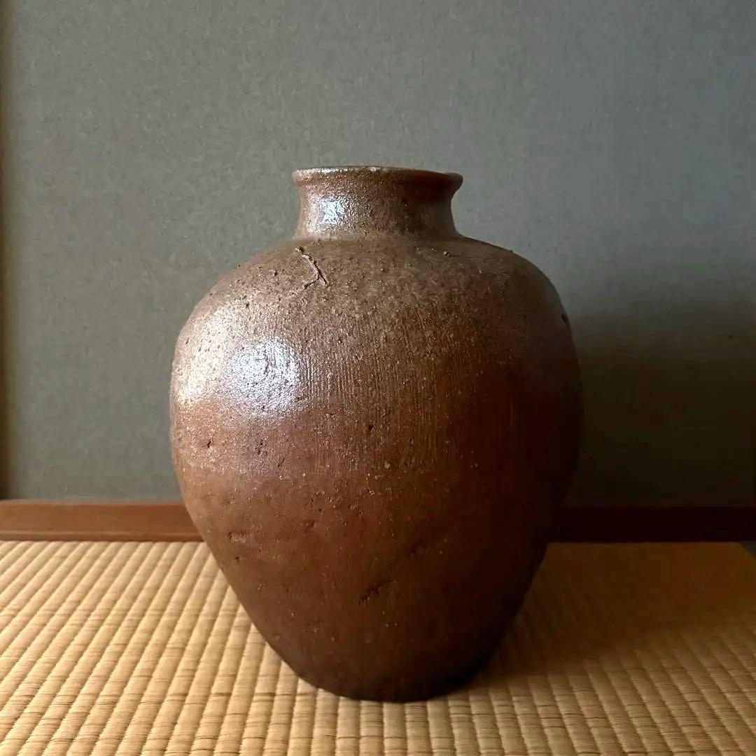 古丹波 壺 室町時代 自然釉 窯印 古備前 古信楽 古常滑 古越前 古美術 骨董