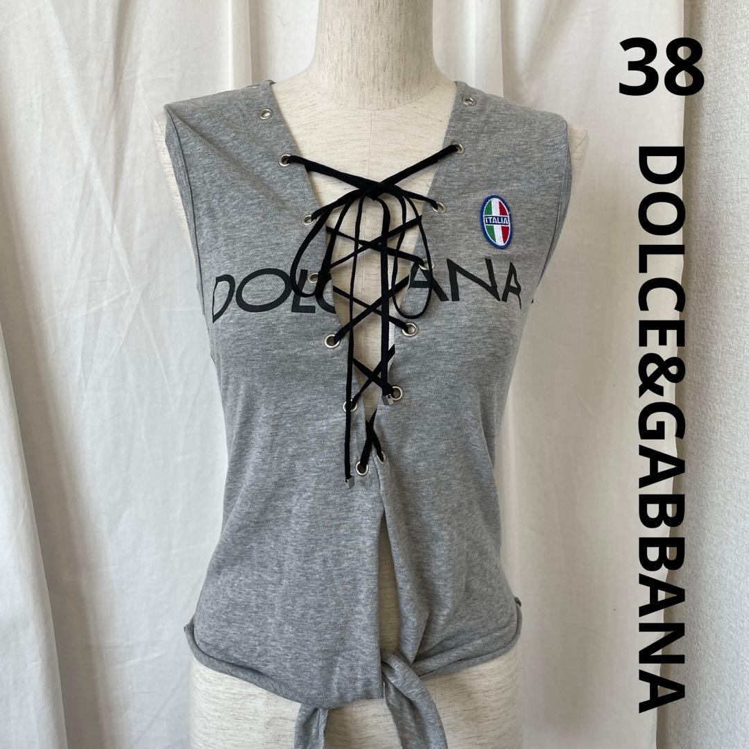 ドルチェ&ガッバーナ D&G ピチタンク タンクトップ グレー y2k