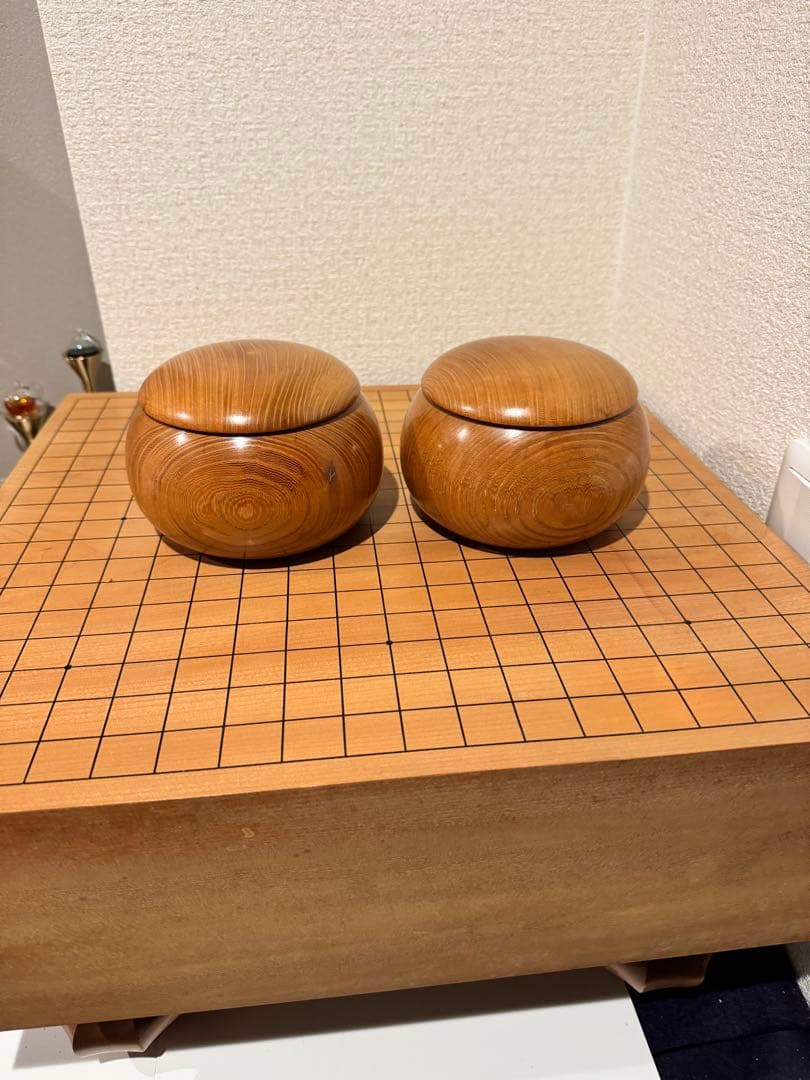 蛤碁石 那智黒　囲碁セット 本蛤碁石 雪印 31号