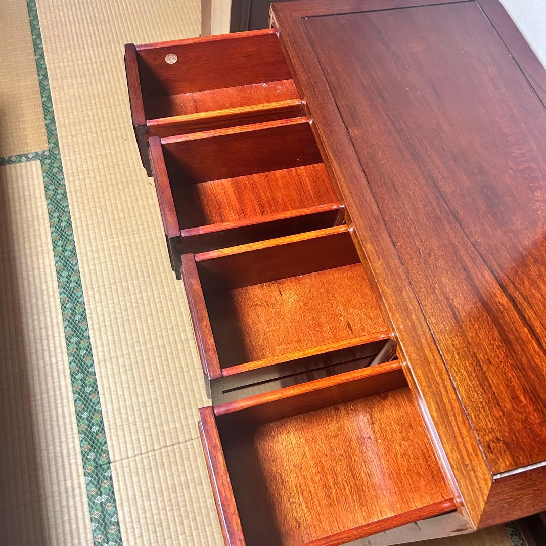 高級銘木 唐木 花梨 無垢材 小箪笥 薬箪笥 薬棚 タンス チェスト 小引き出し