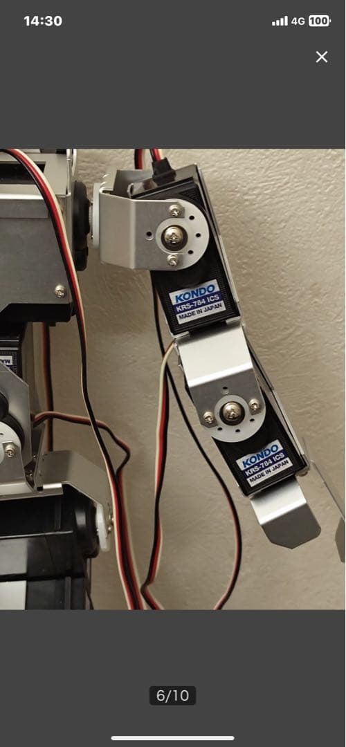 KONDO KRS-78A ロボットキット　電源入力確認済み