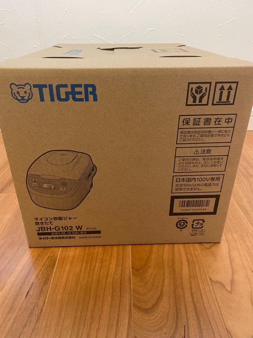 タイガー 炊飯器 炊きたて JBH-G102-Wマイコンジャー炊飯器 5.5合