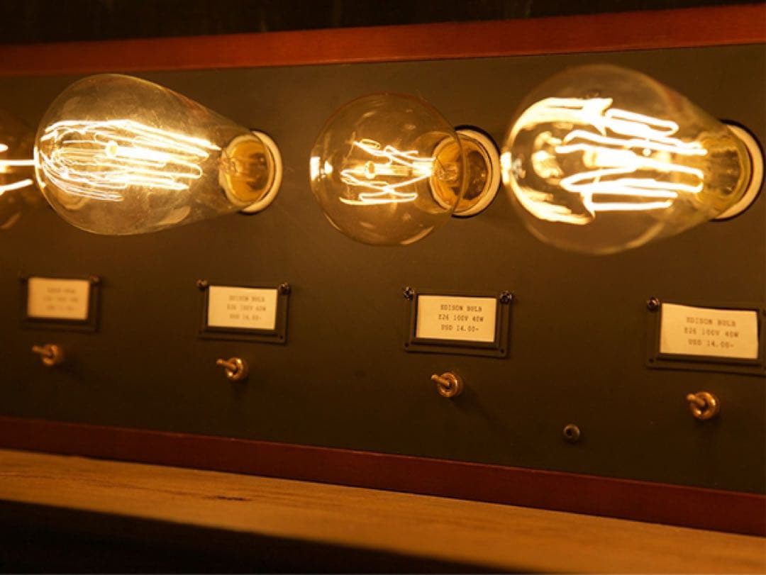 ライトバルブ ディスプレイ 9灯（E26 × 9）　什器