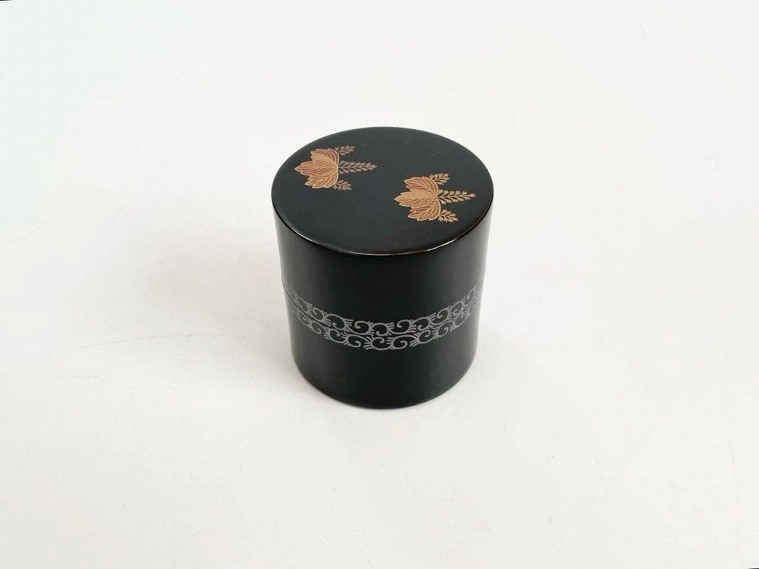 漆芸家　塗師　堀井胡春　高台寺蒔絵　茶入　棗　中次　共箱