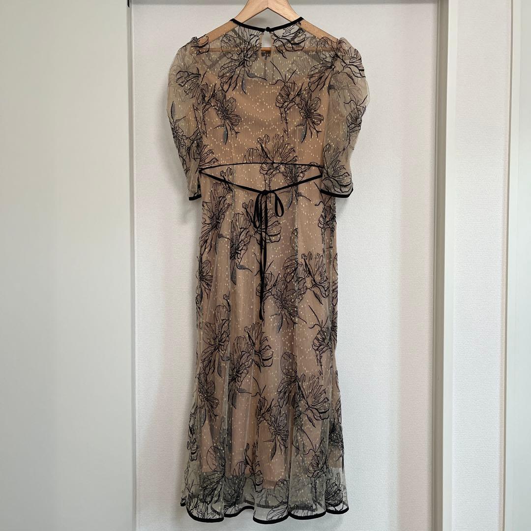 Leja 【完売サイズ L】　花柄マーメイドワンピースドレス