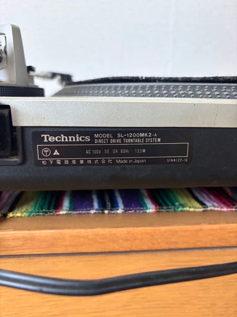【Technics】✴︎SL-1200MK2✴︎ターンテーブル✴︎現状品