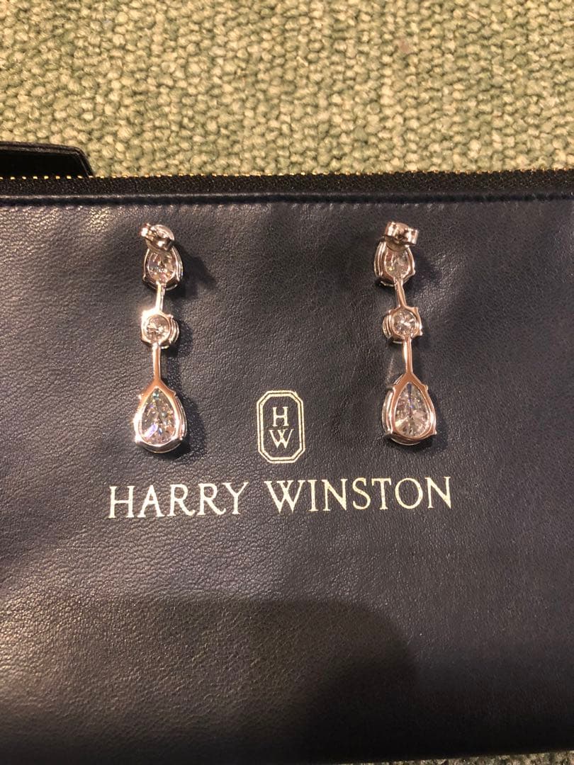 新品未使用✨最高級モアッサナイト ペアシェイプピアス 両耳14カラット