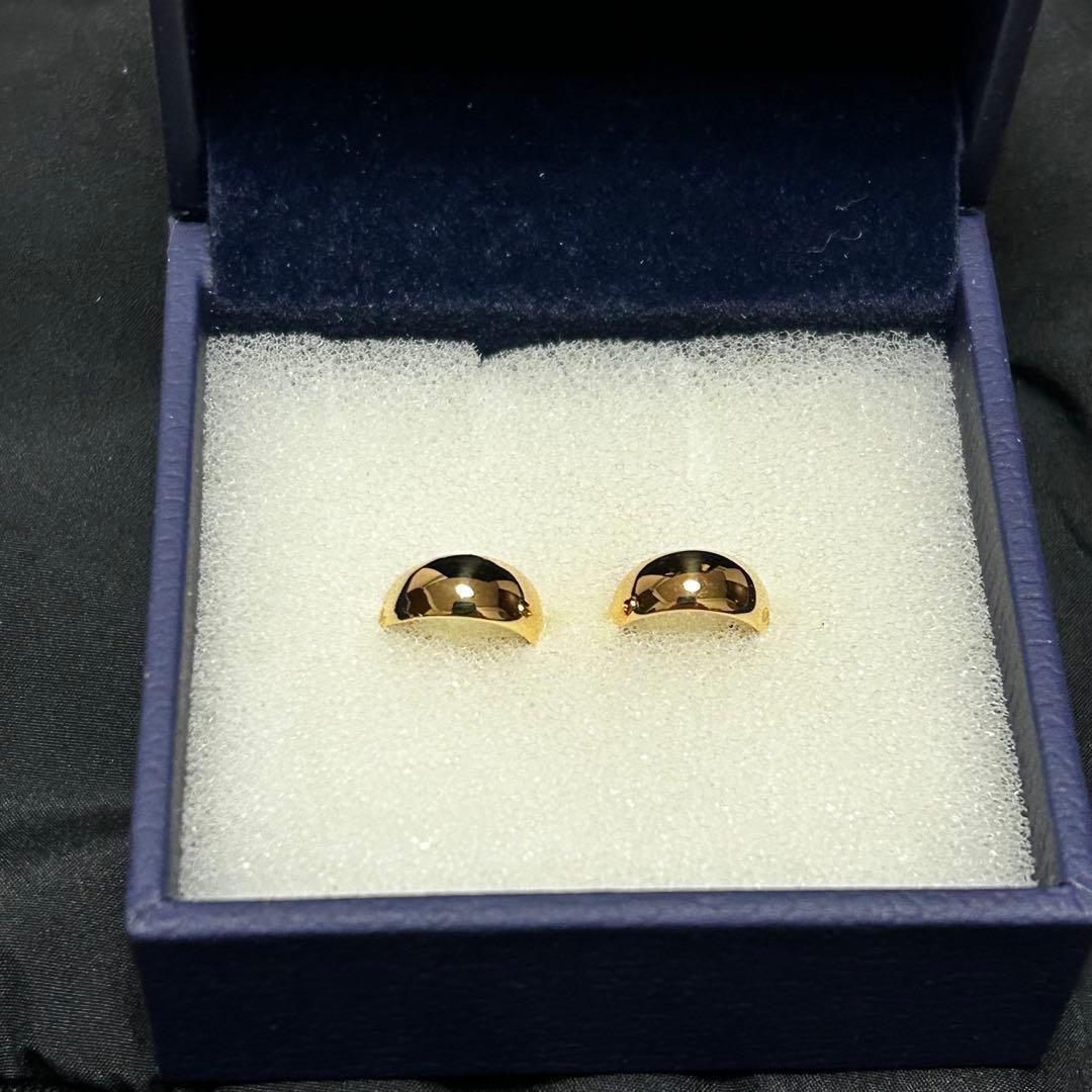 ヴァンドーム青山　ゴールドフープピアス K18