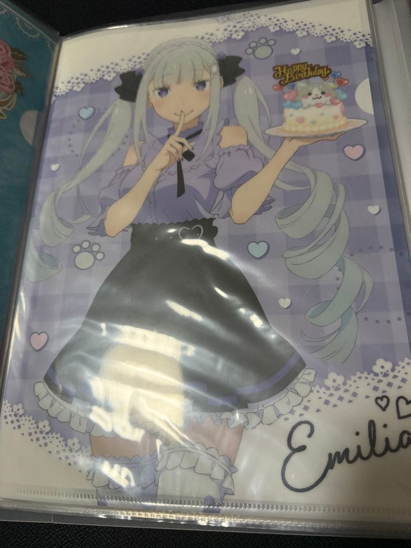 リゼロ　エミリア　誕生日　クリアファイルセット