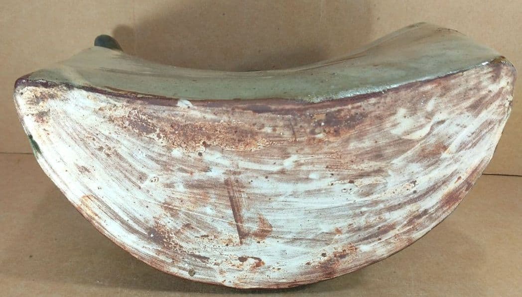 【本物保証】金城次郎 魚紋抱瓶 共箱 栞 人間国宝 壺屋焼 壷屋焼 双魚紋抱瓶