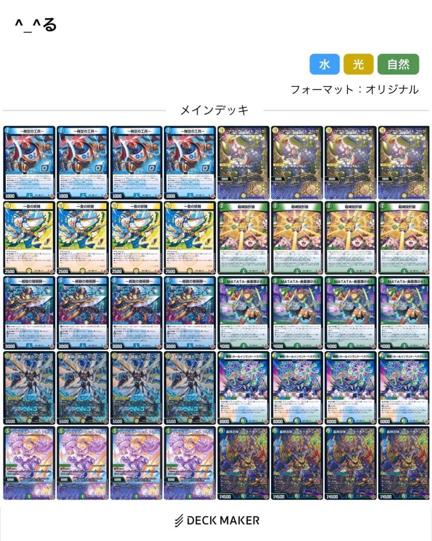 ゴルギーオージャー　デッキ