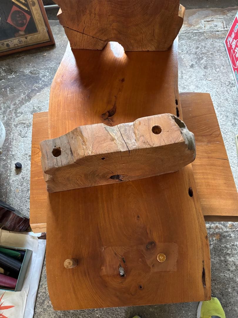 ⭐︎大特価！値下げ⭐︎無垢材のブラウンテーブル