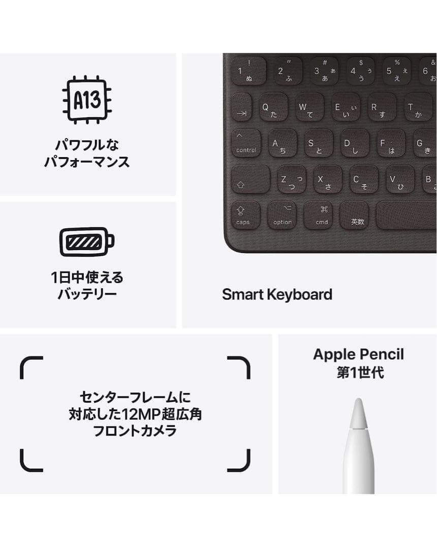 Apple MK2K3J/A iPad 10.2インチ シルバー