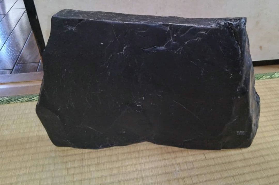 硯石板　刻材　自然石