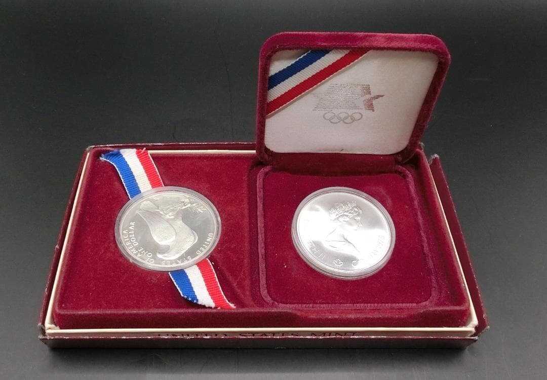 東京オリンピック＆モントリヲールオリンピック記念メダル　銀
