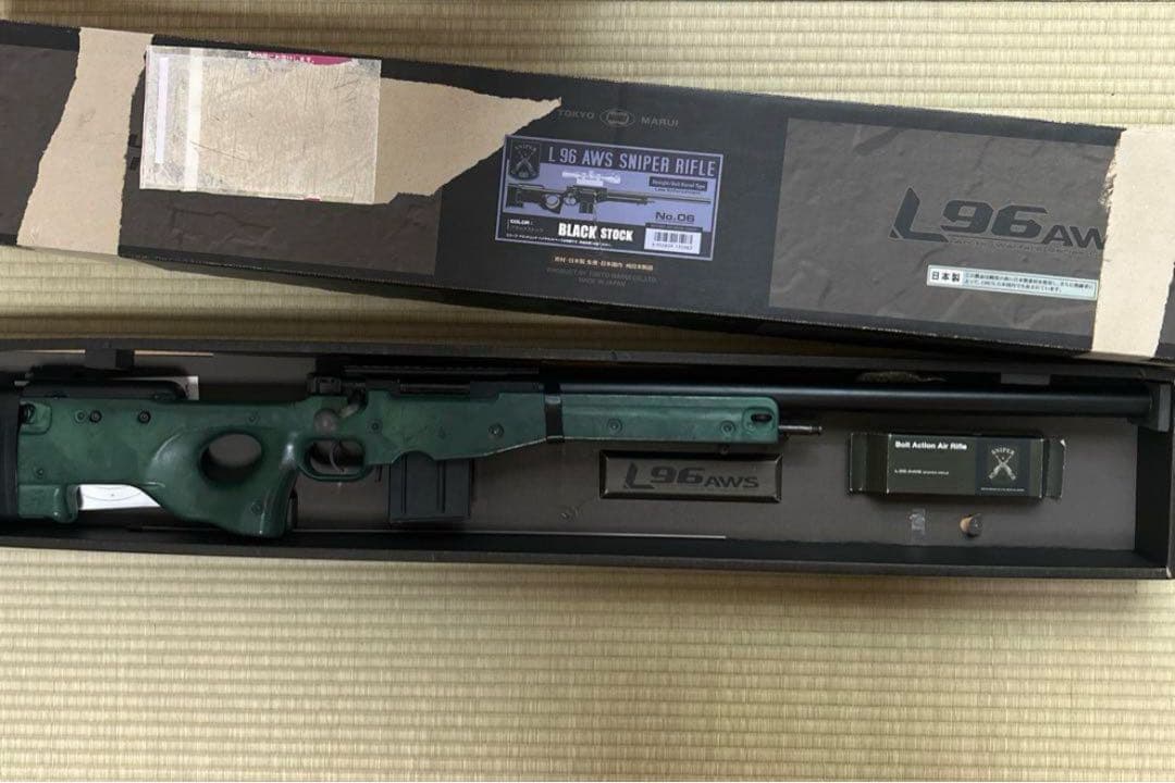 L　96　AWS　SNIPER　RIFLE　BLACK STOCK