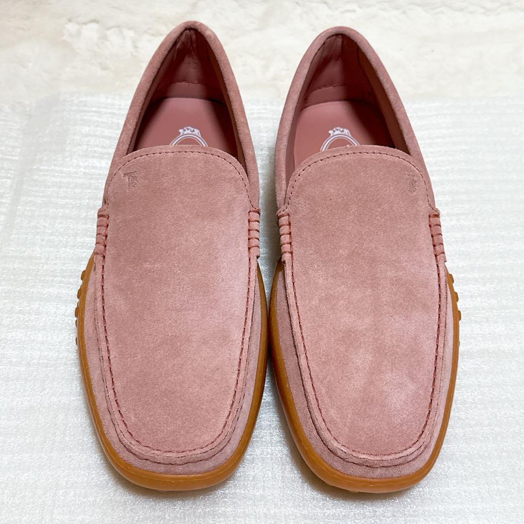 極美品✨ トッズ ゴンミーニ ドライビングシューズ 29cm スエード ピンク