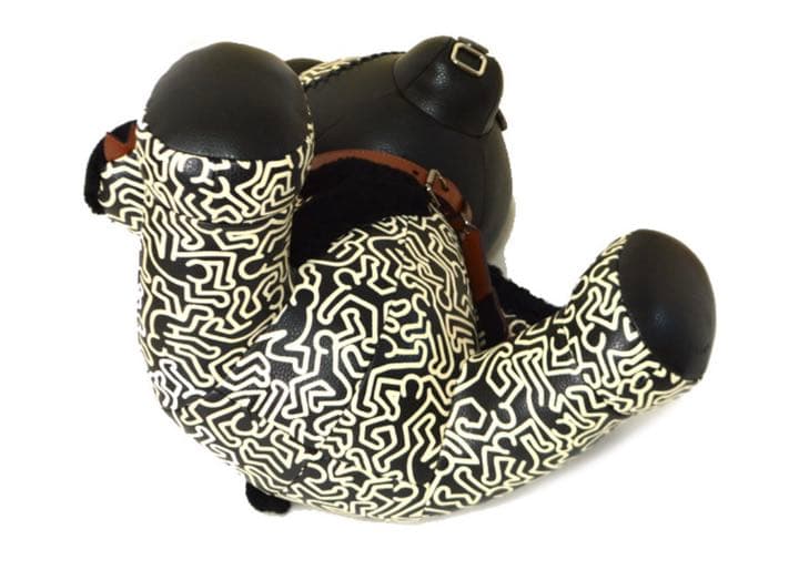 COACH コーチ テディベアー ドール ボア レザー