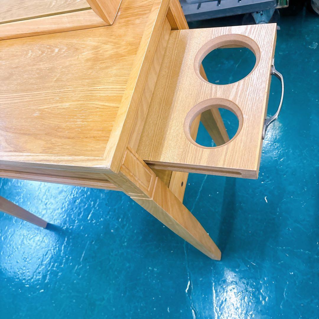 [送料設置込み】美容室 ドレッサー 片面 サロン 鏡台 木製