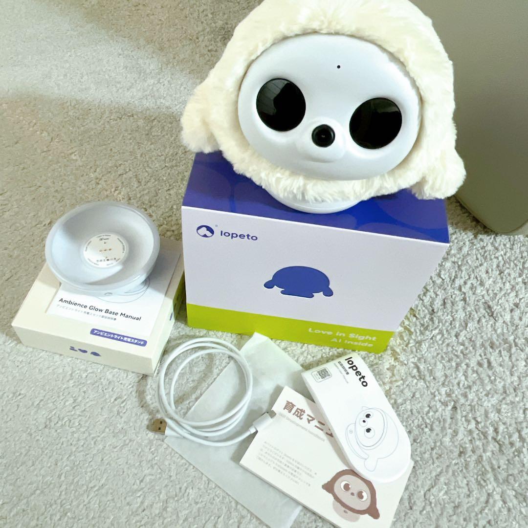 Iopeto AI ロボット ペット もこもこ 育成 認知機能 日本初上陸