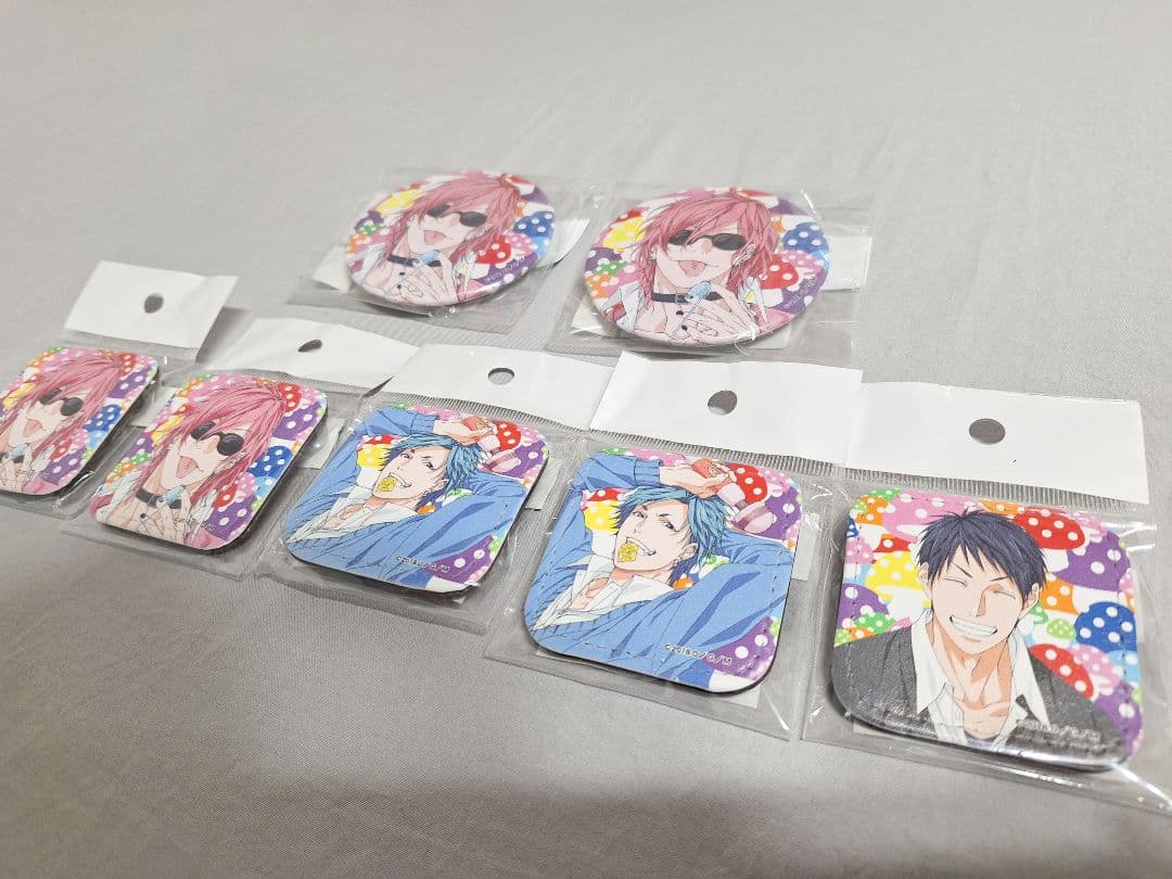 ヤリチン☆ビッチ部 缶バッジ 7個セット まとめ売り おげれつたなか レア BL