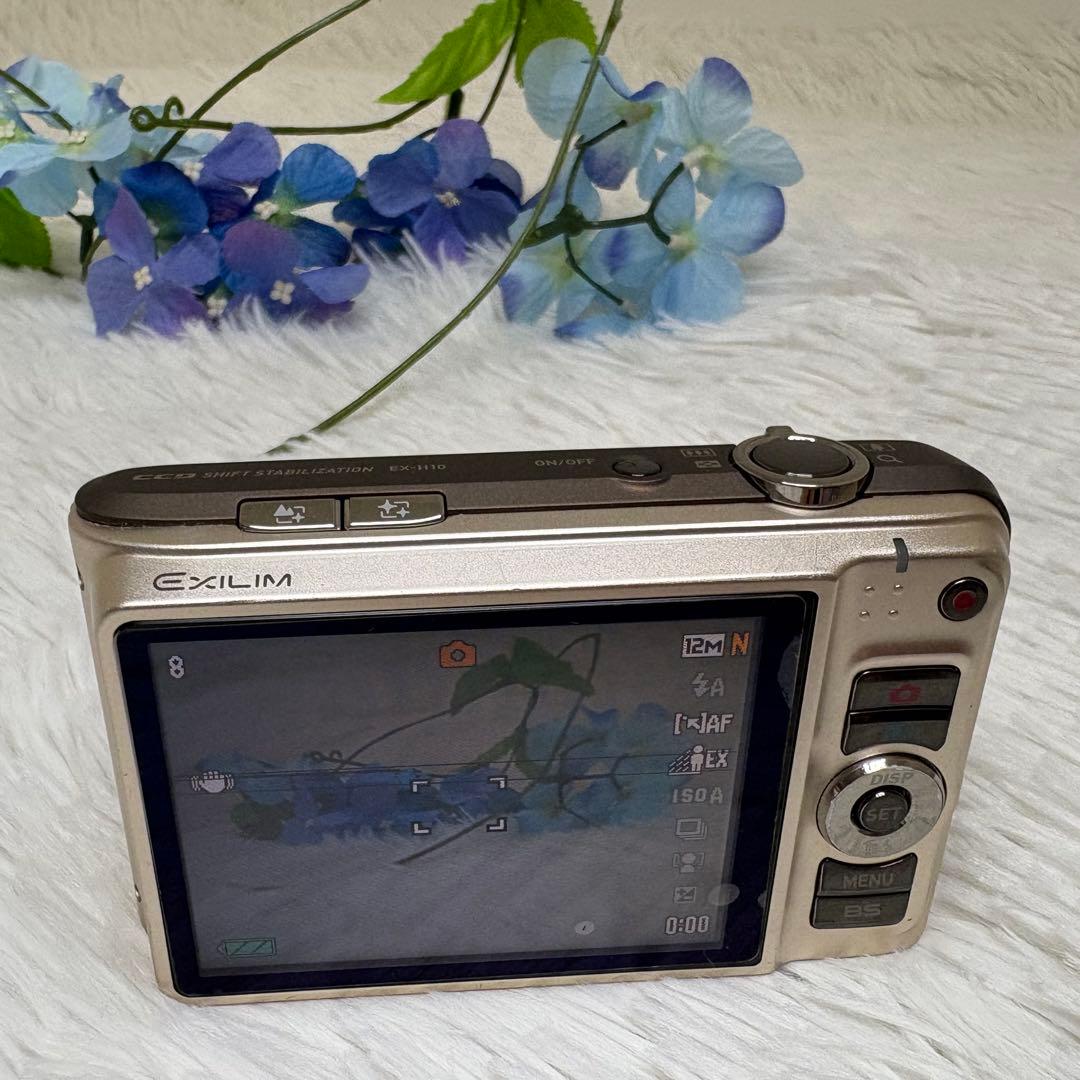 CASIO カメラ　エクシリム　EX-H10 ゴールド コンデジ　動作品