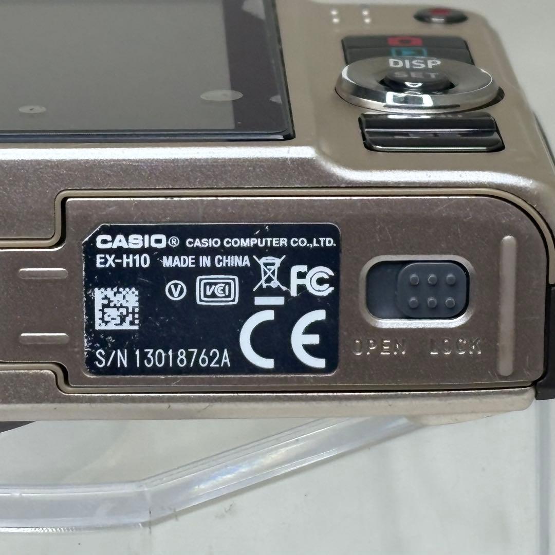 CASIO カメラ　エクシリム　EX-H10 ゴールド コンデジ　動作品
