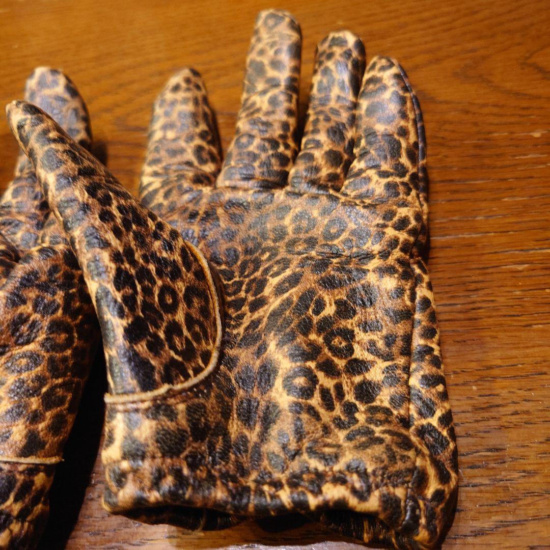 LAMP GLOVES ランプグローブスSHORTY- LEOPARD