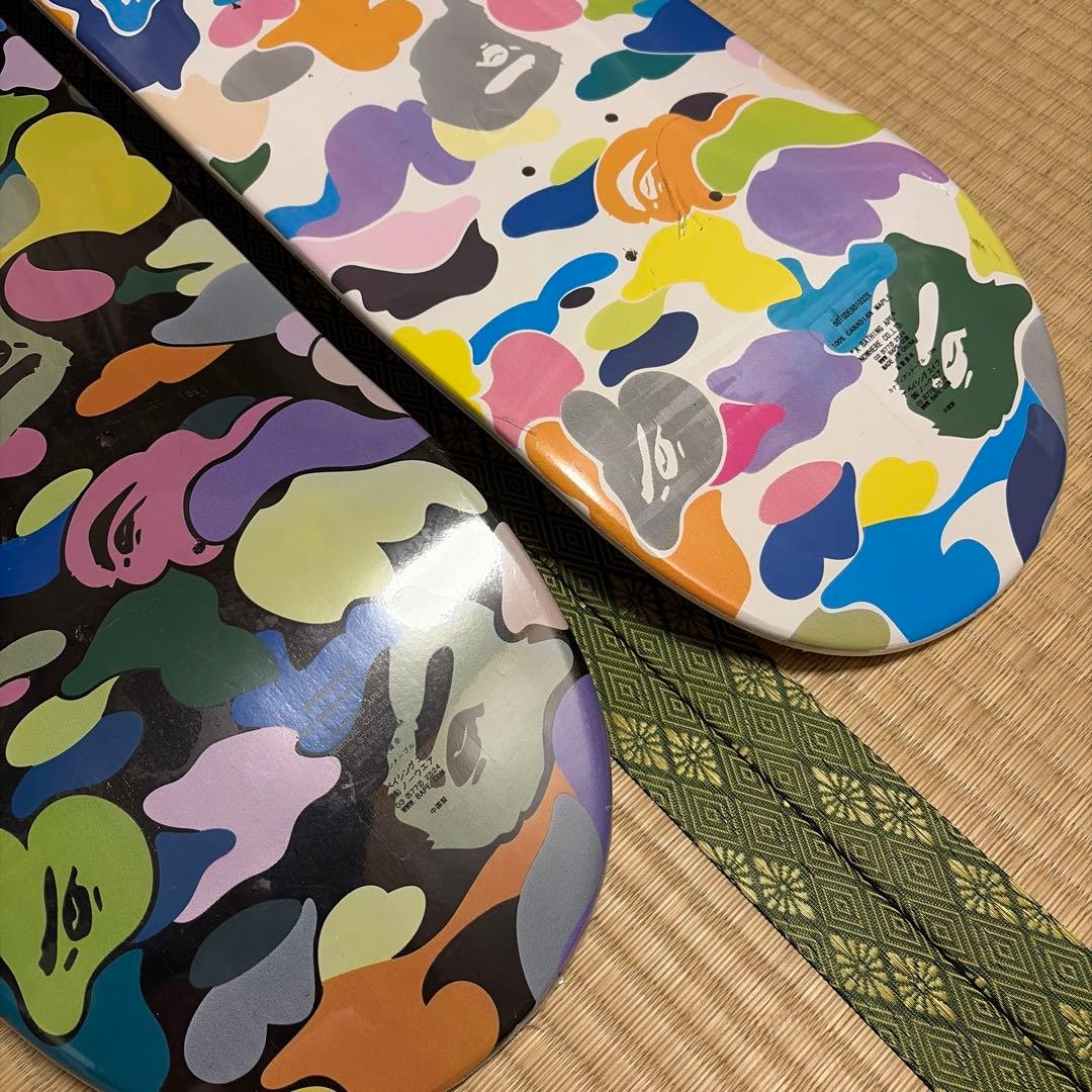 APE アベイシングエイプ ベイプ マルチカモ スケートボード デッキ 未使用