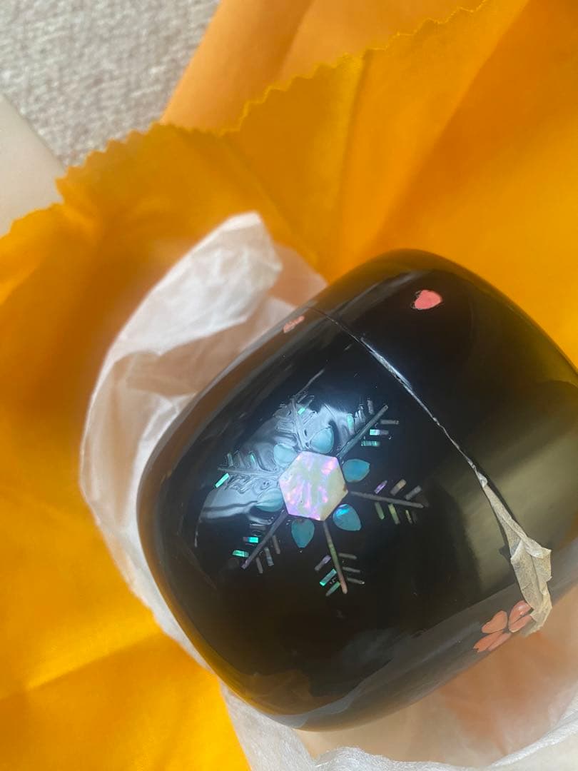 螺鈿　雪月花　棗　壱寿造　木箱入