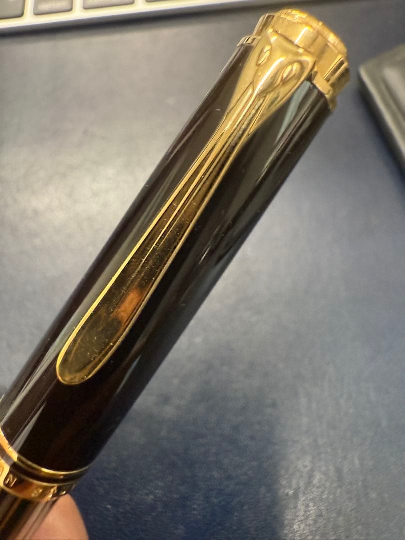 ペリカンスーベレーン M400 万年筆 (茶縞) M400BRW Fサイズ