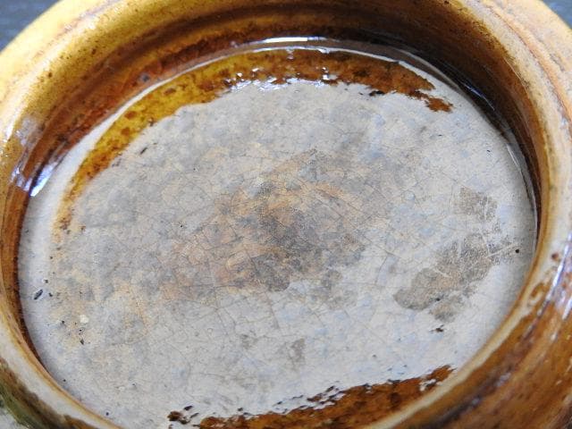 一文字御家元彫字　大樋香合　十代大樋長左衛門（年朗）　共箱　MA25