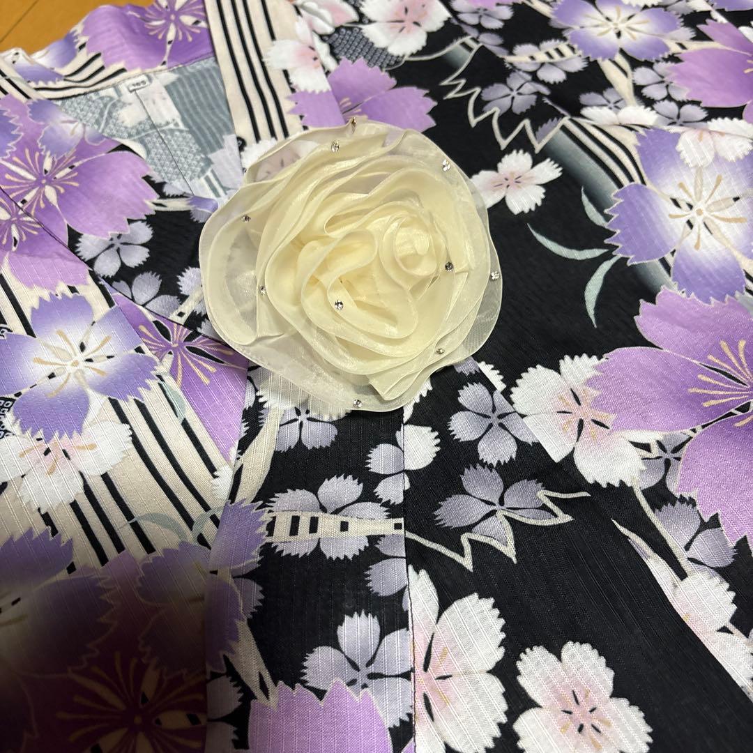 値下げ　新品　未使用　定価15000円位　浴衣　2部式　セパレート　L 夏祭り