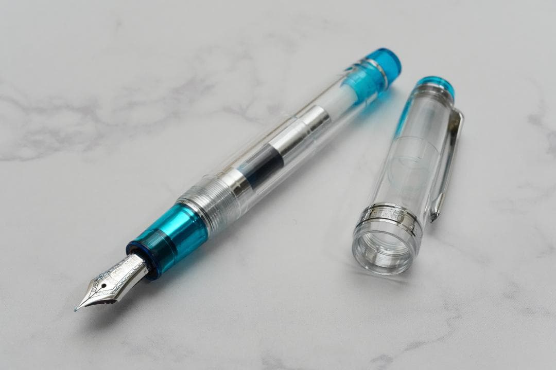 セーラー万年筆 プロフェッショナルギア スケルトン ターコイズ F 趣味の文具箱