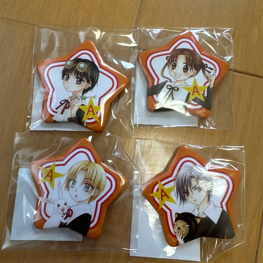 【新品】花とゆめ展 学園アリス 缶バッジ アクリルチャームセット