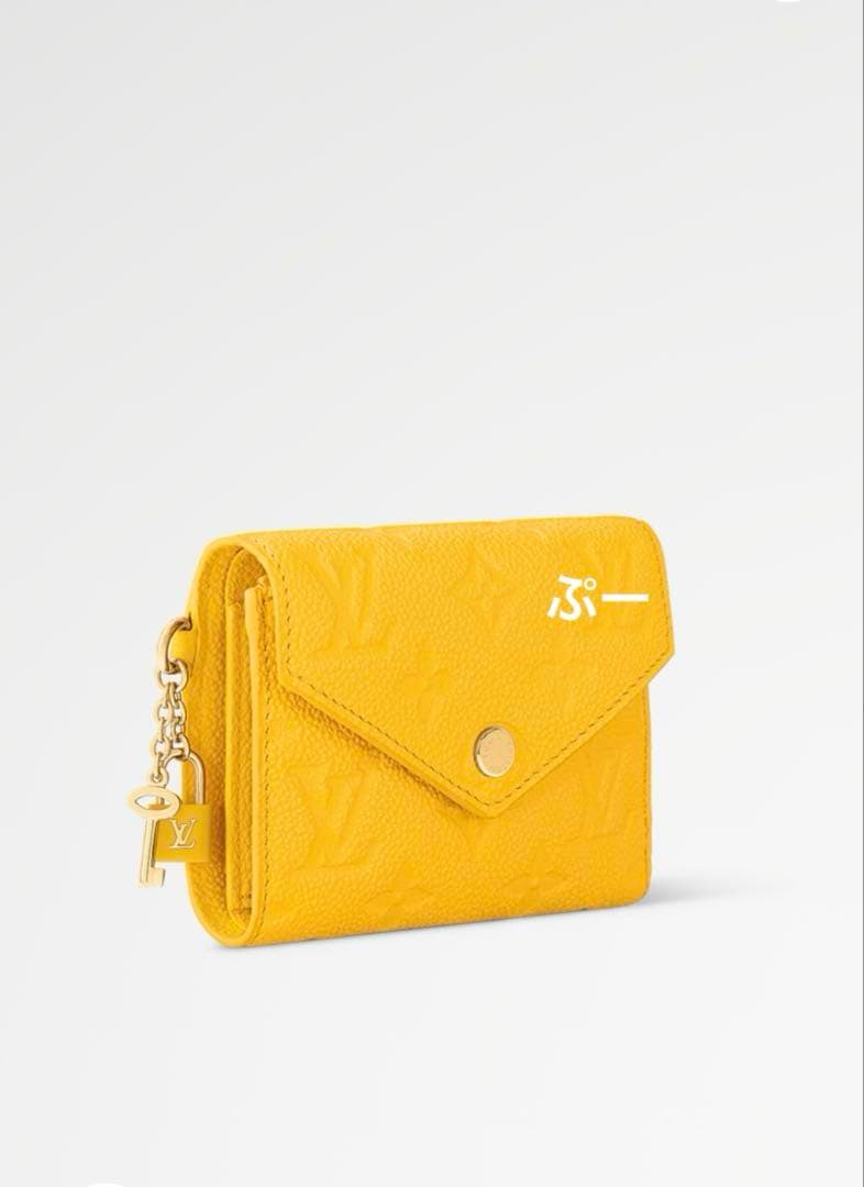 ルイヴィトン　ポルトフォイユ・ヴィクトリーヌ 三つ折り財布 イエロー　未使用品！