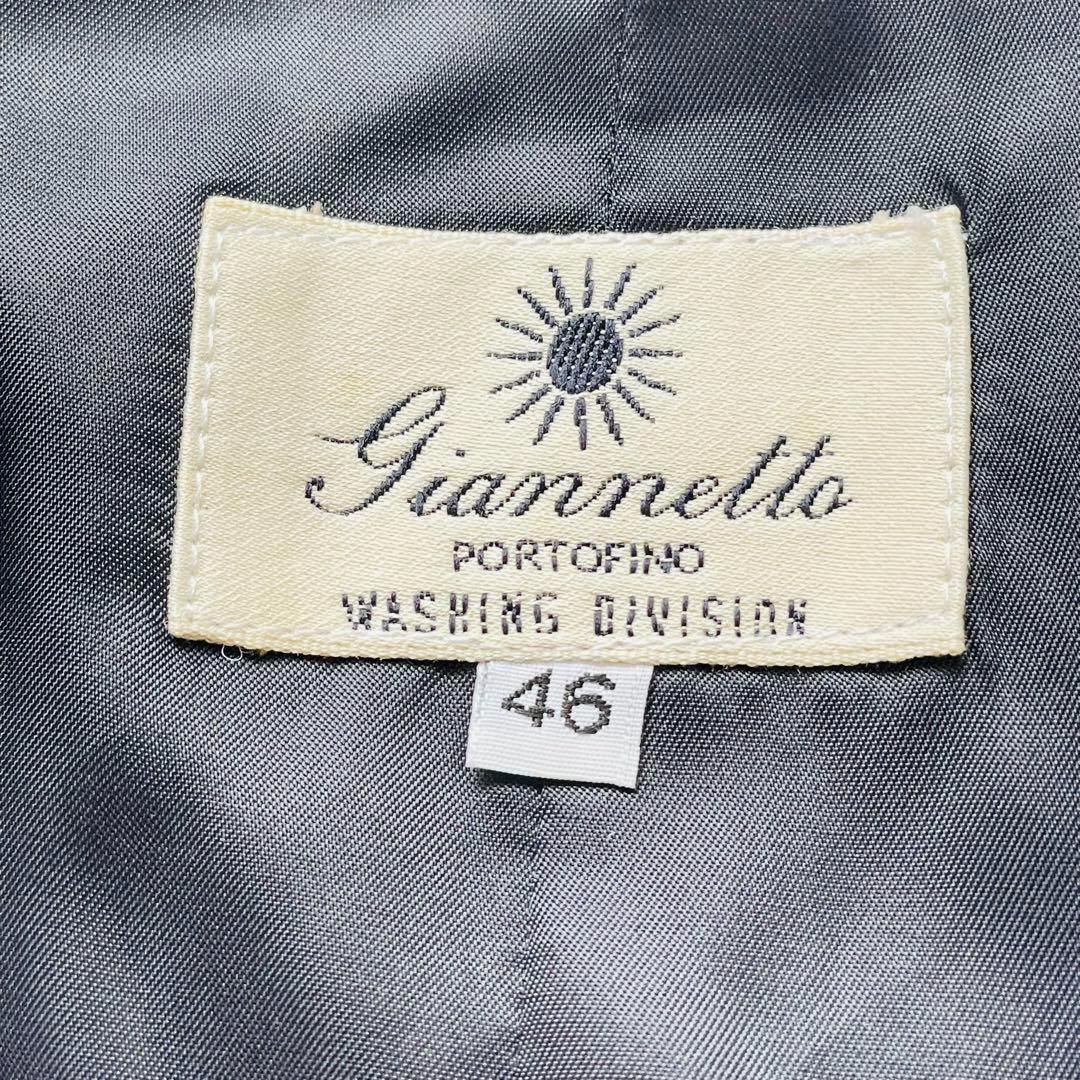 ジャンネット ベスト メンズ ジレ 花柄 総柄 シングル46 イタリア製