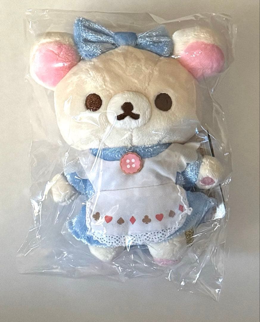 【レア】コリラックマ 不思議の国のリラックマ ぶらさげぬいぐるみ アリス