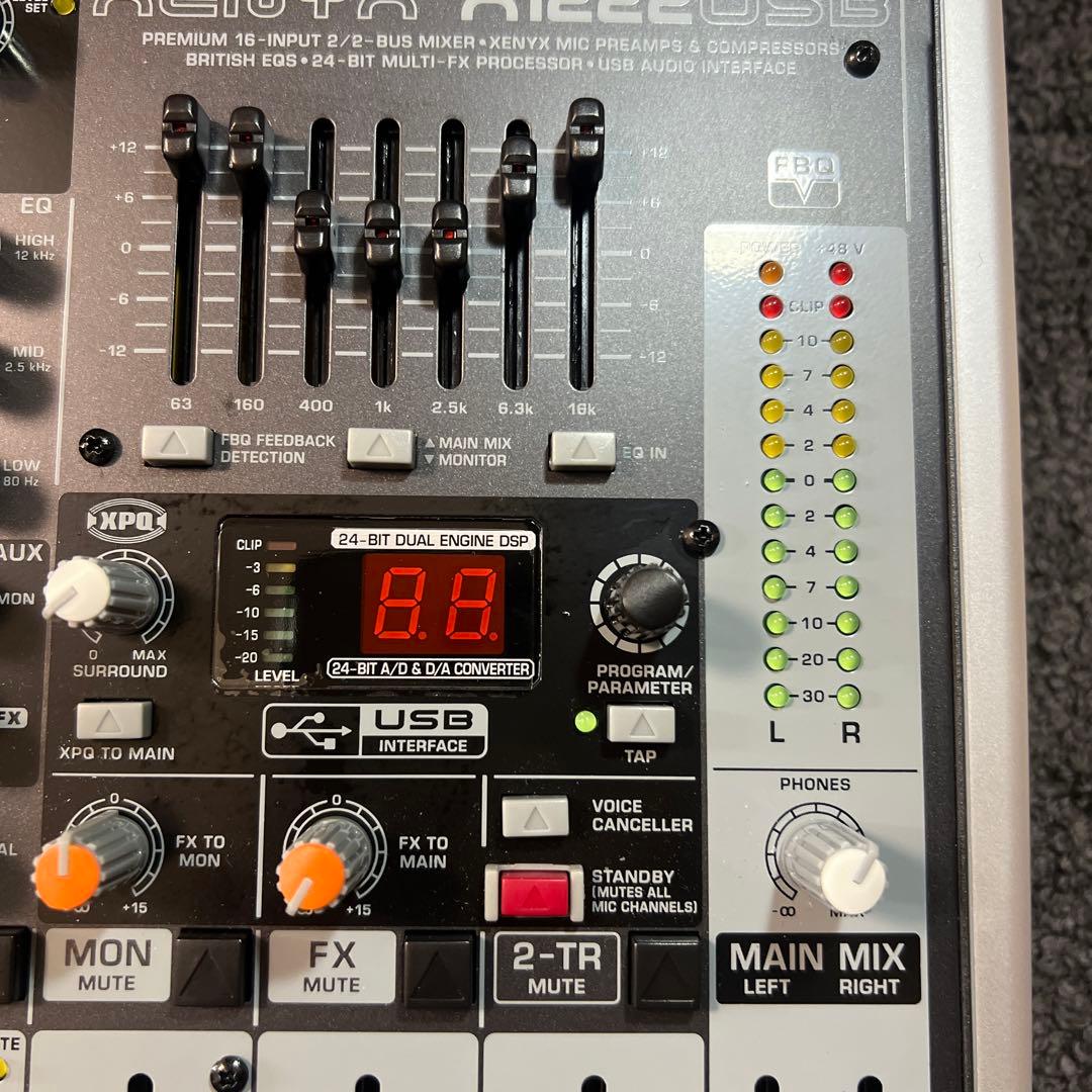 Behringer XENYX X1222USB アナログミキサー