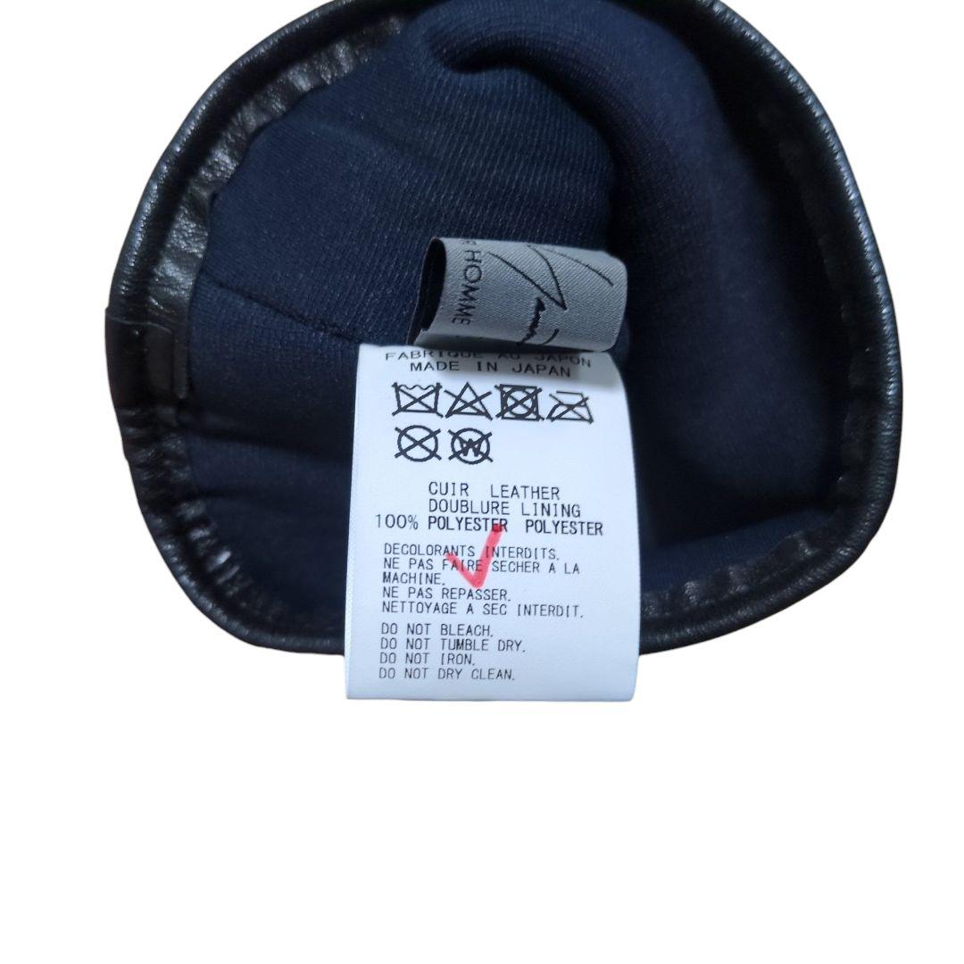 【美品】ヨウジヤマモトプールオム 23AW ジップアップ レザー グローブ 手袋