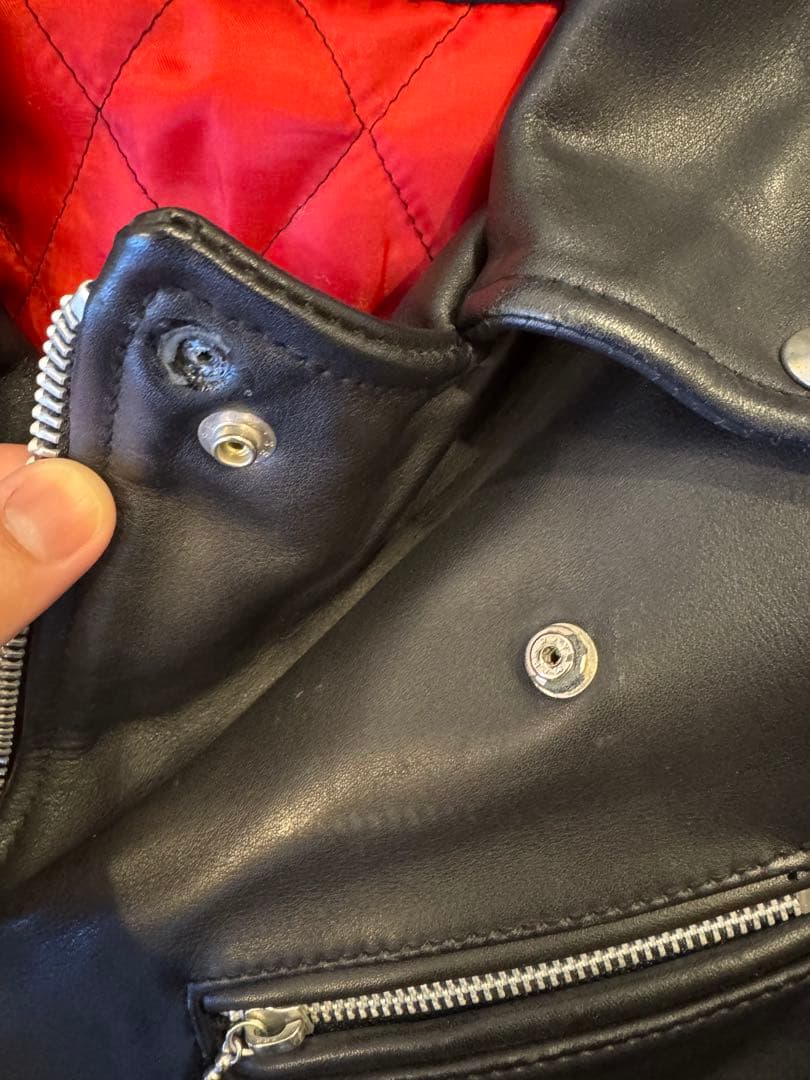 カウレザー　牛革　レザーライダース　ローリングストーンズコラボ　ヴィンテージ