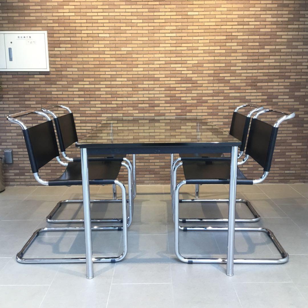 5分割のa▼IDC LC10 ダイニングテーブル 他 チェア4脚 セット